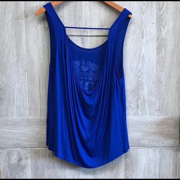 Cozy Casual Wild Tanks in Royal Blue - Picture 3 of 3